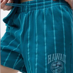 Nwt Pacsun Hawaii varsity sweat shorts